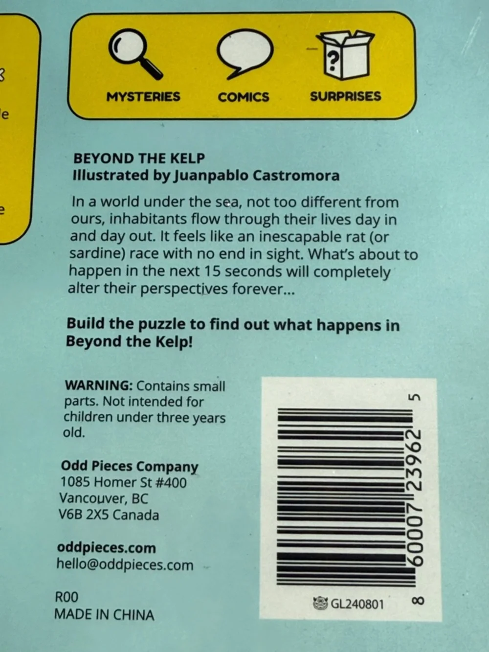 Juan Pablo Castromora new sealed